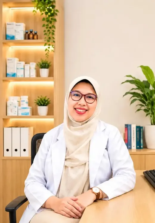 Apt. Hasnah Haerani, M.Kes. Apoteker Klinik MDC Balikpapan